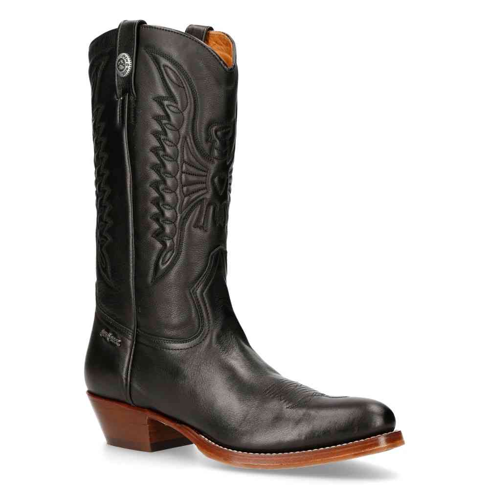 New Rock - M-7731C-C1 Knee high boot - Black